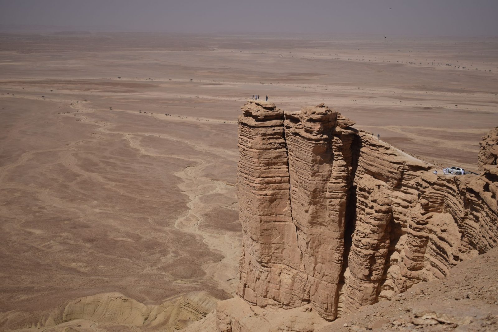 The cliffs of the Edge of the World on the Tuwaiq escarpment, near Riyadh