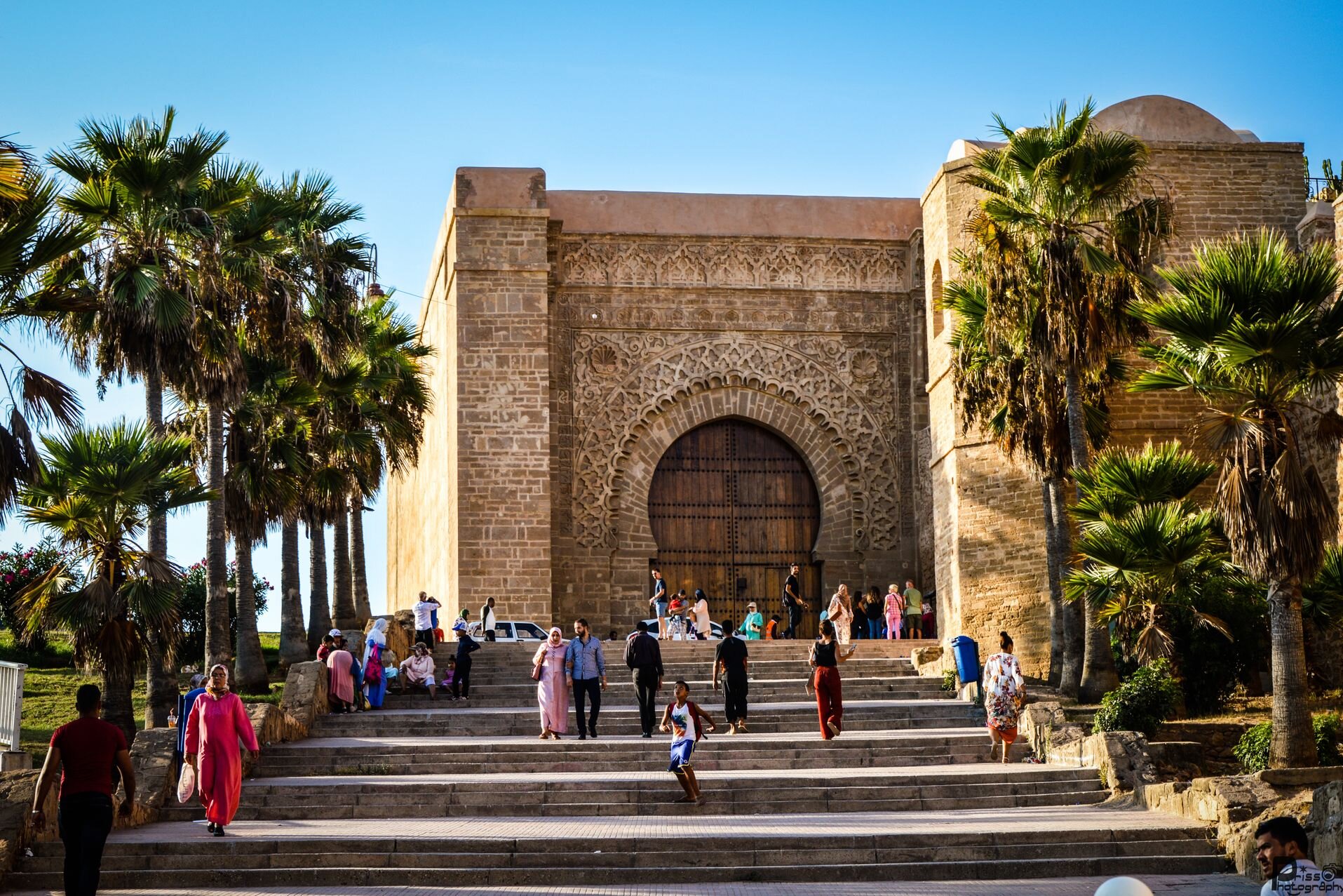 Bab Oudaia, the carved gate of the Kasbah of the Udayas, Rabat