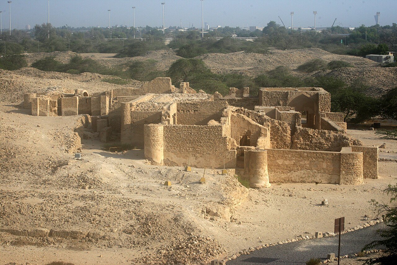 The coral-stone ruins of the ancient city of Harireh on Kish Island.