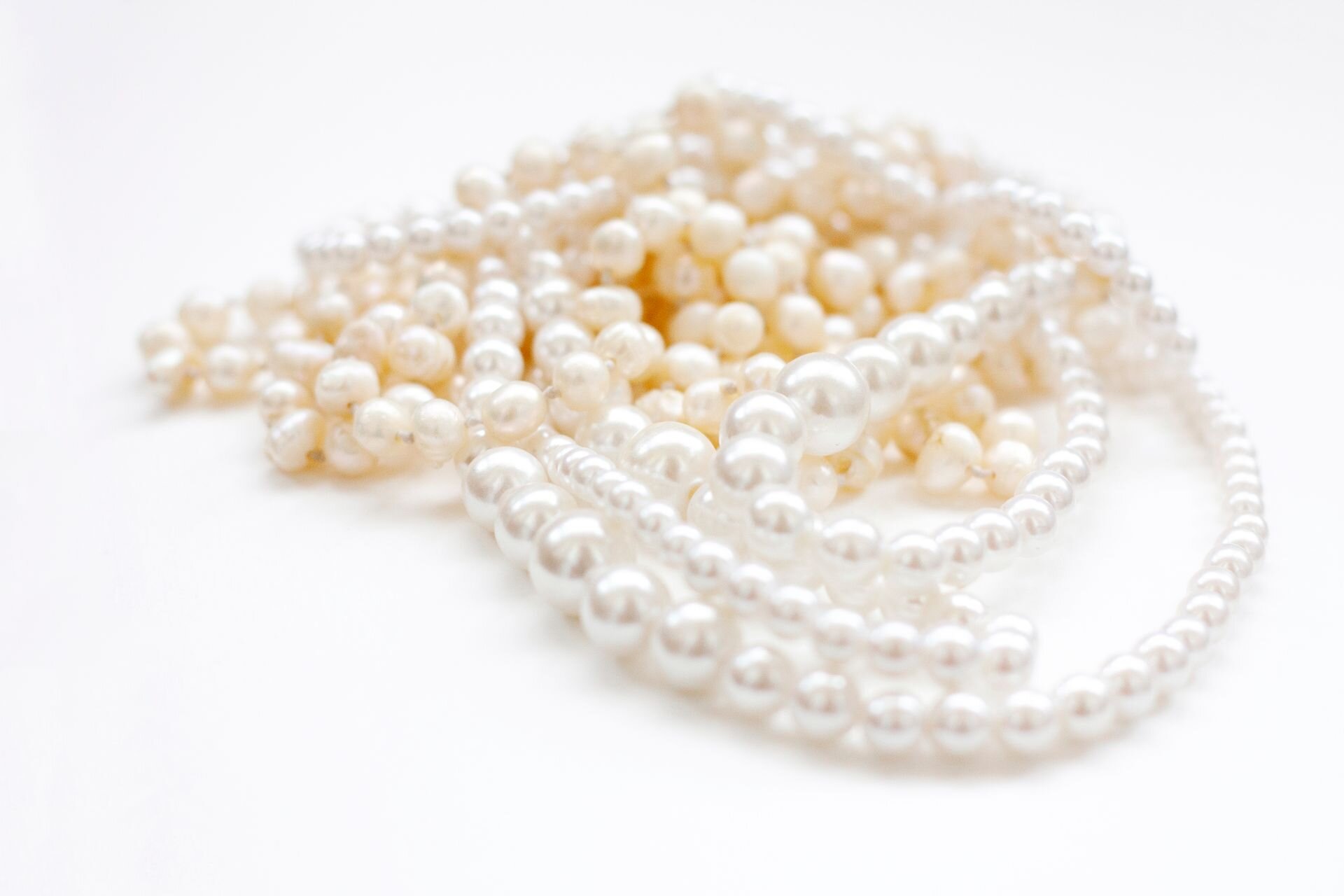 Strands of lustrous white pearls, the treasure of the Gulf