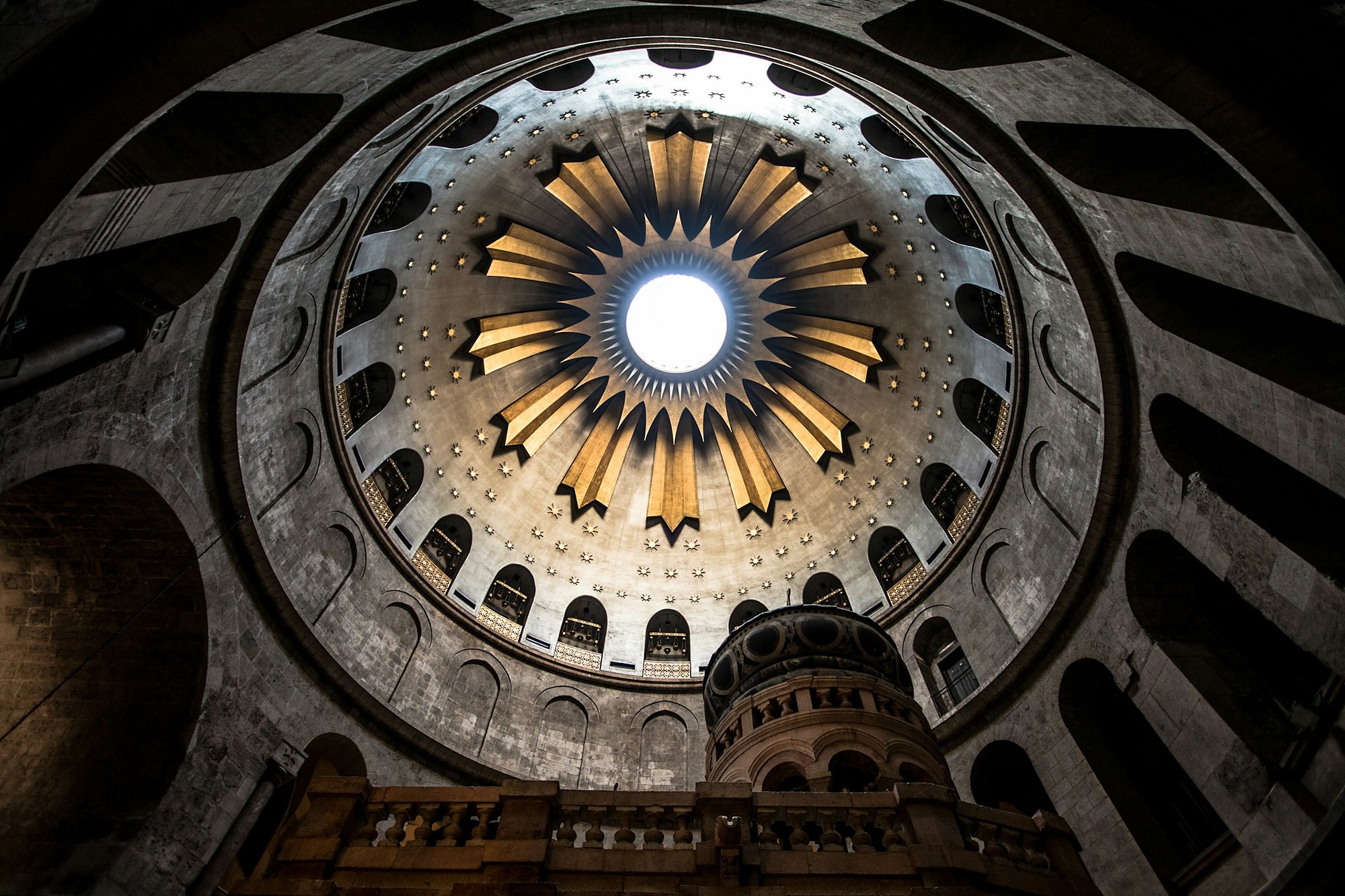 The great dome of the Church of the Holy Sepulchre, Jerusalem