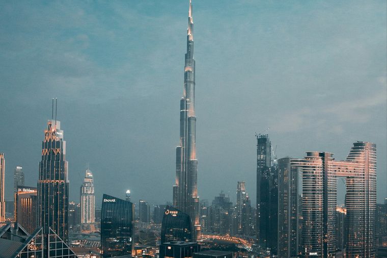 Downtown Dubai and the Burj Khalifa