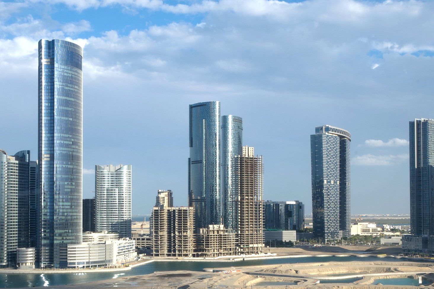The towers of Al Reem Island, Abu Dhabi